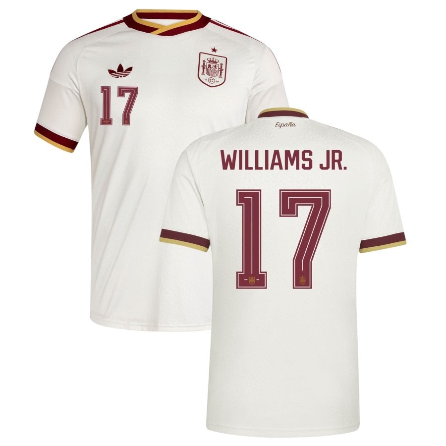 Spain Williams Jr. Men's Away Jersey 2026 2027-League Threads